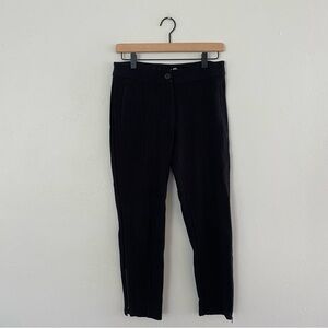 Betabrand Skinny-Leg Cigarette Dress Pant Yoga Pants Charcoal